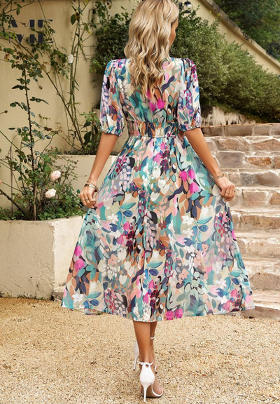 Danielle | Vestido midi de lujo atemporal.