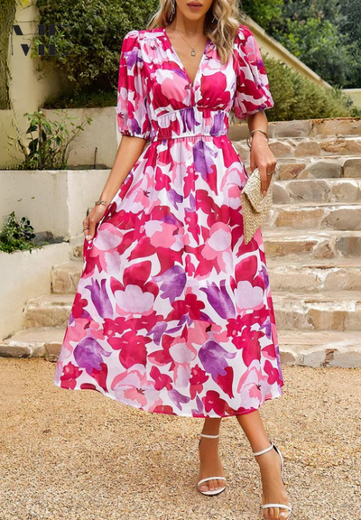 Danielle | Vestido midi de lujo atemporal.