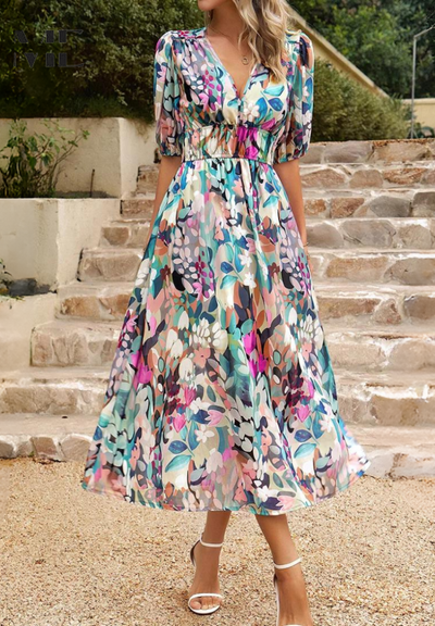 Danielle | Vestido midi de lujo atemporal.