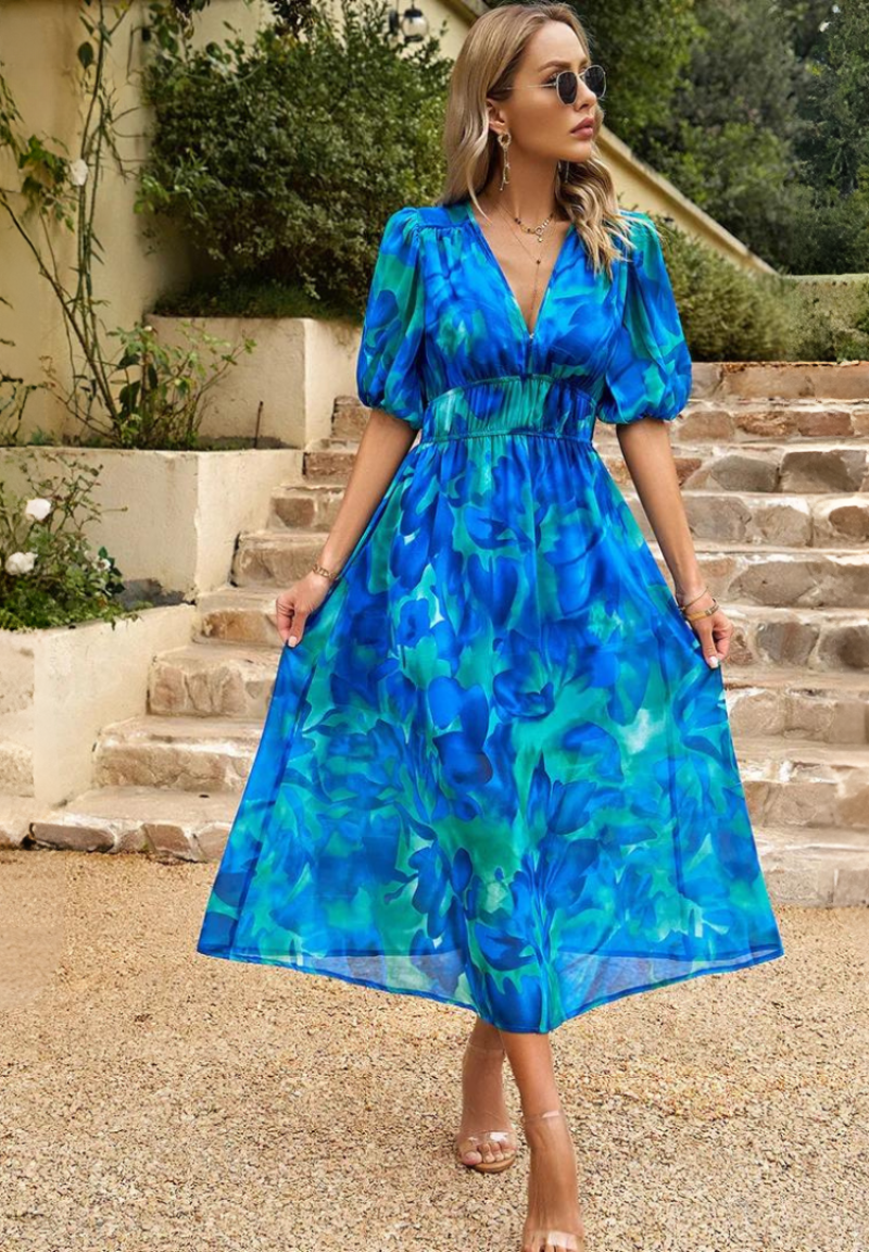 Danielle | Vestido midi de lujo atemporal.