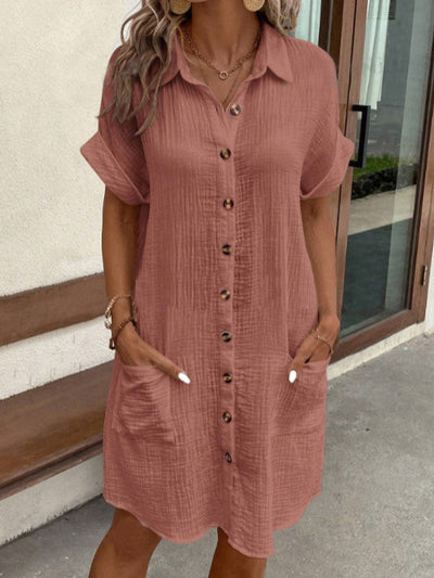 Celeste | Elegante vestido polo.