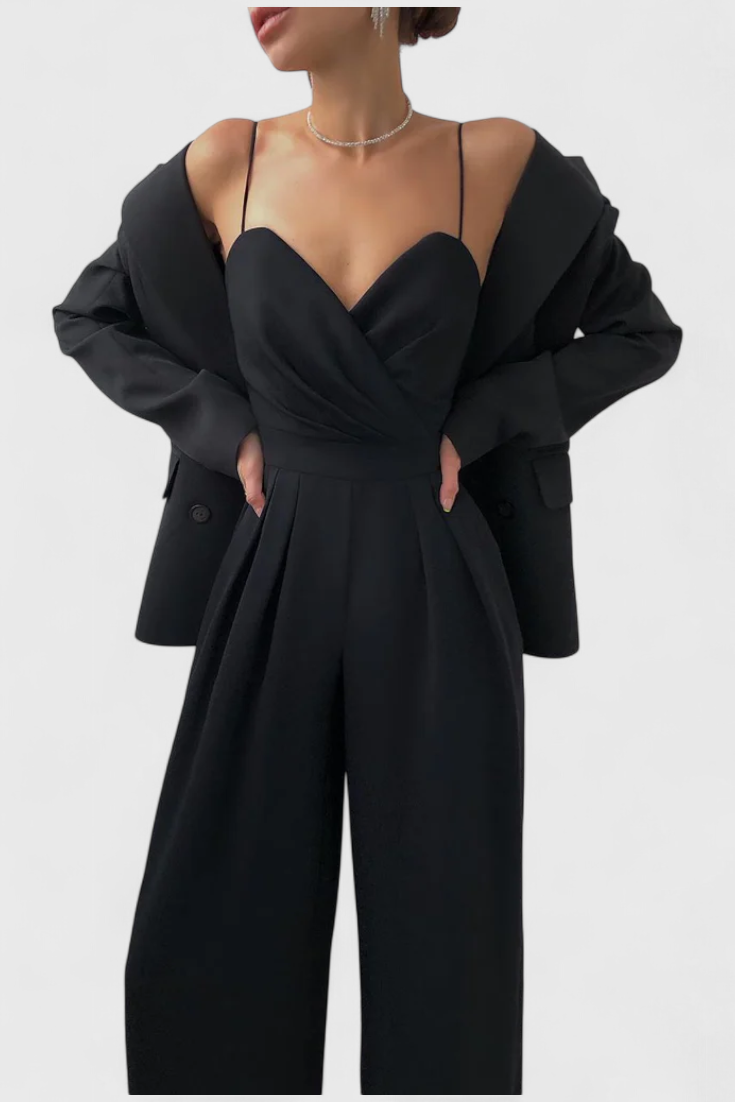 Romilly Mono Elegante de Pierna Ancha.