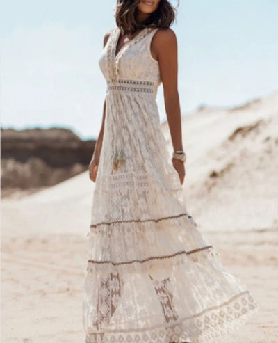 Nina | Vestido bohemio de lujo.