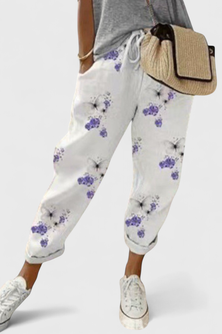 Alba Pantalón Holgado de Talle Alto.