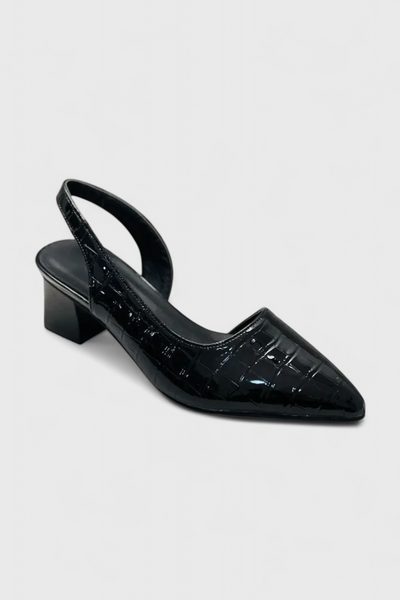 Ava Slingback de Tacón Elegante con Punta Fina.