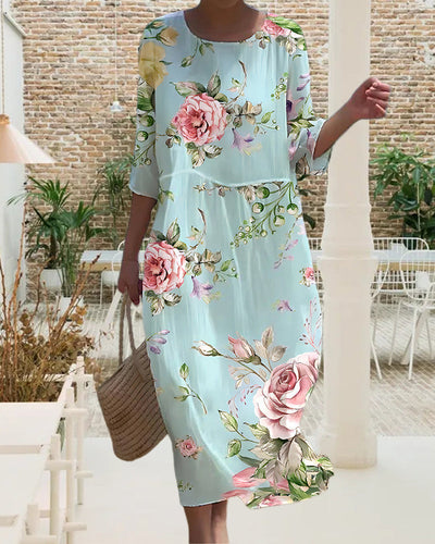 Mara | Elegante vestido floral.