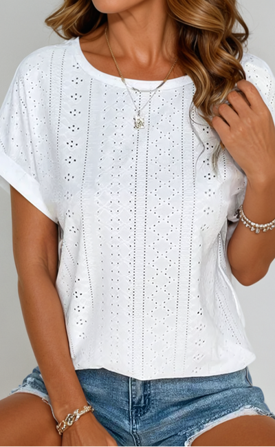 Becky™ | Top Casual con Ojal.