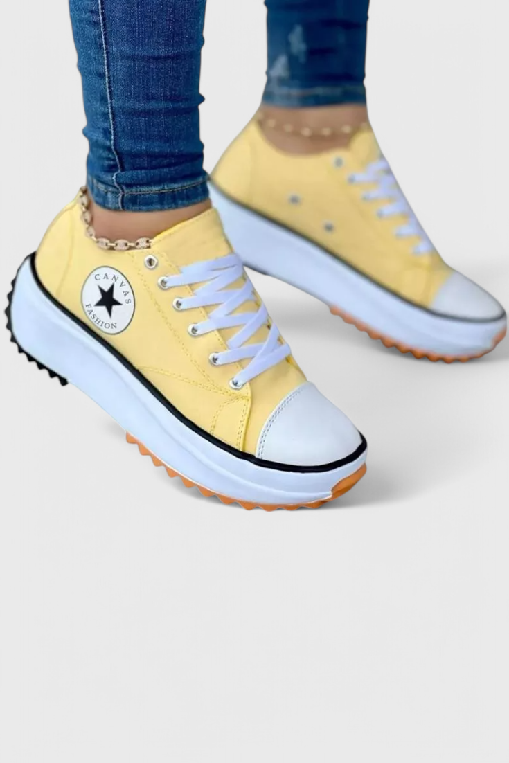 Taya Zapatillas de Lona Chunky.