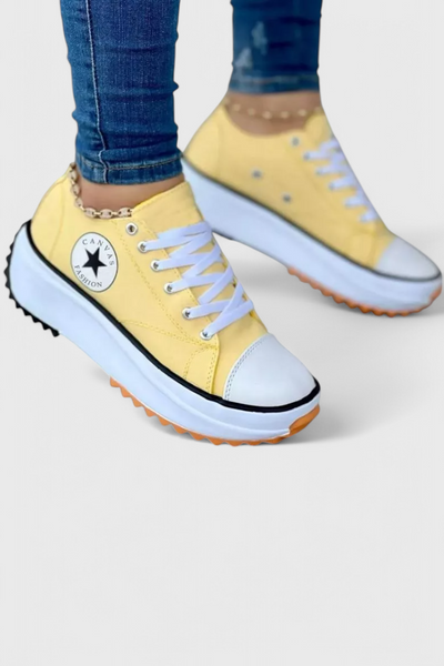 Taya Zapatillas de Lona Chunky.