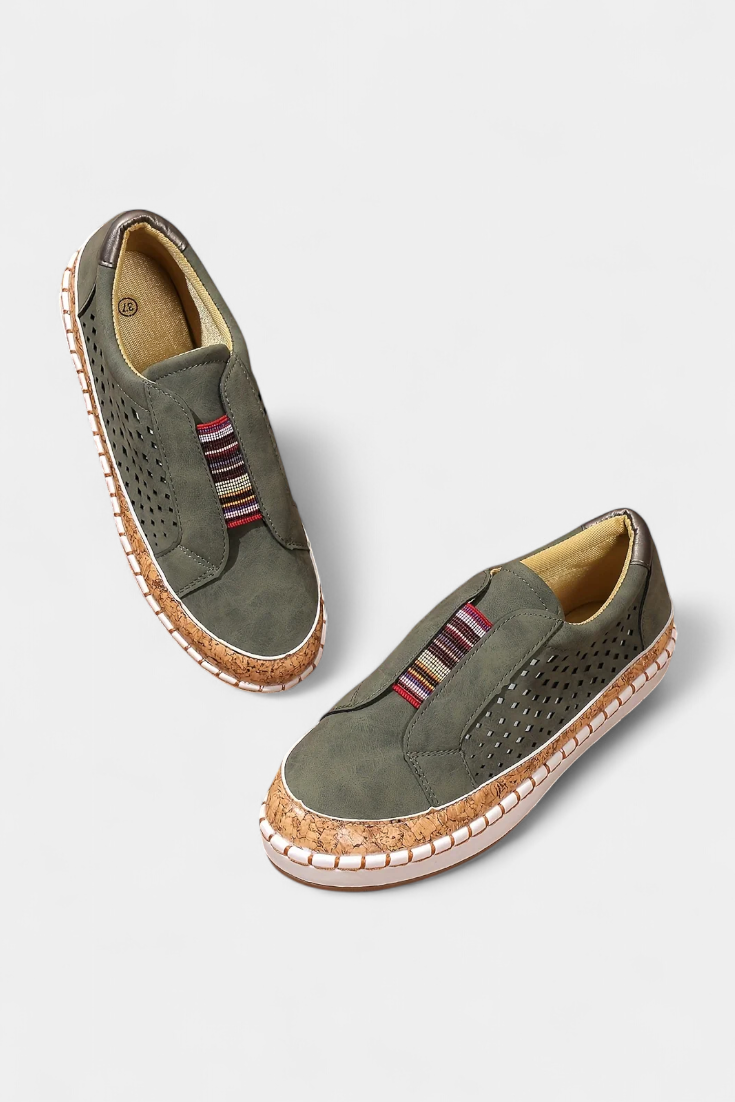Saray Zapatos Ortopédicos Slip-On con Estilo Funcional.