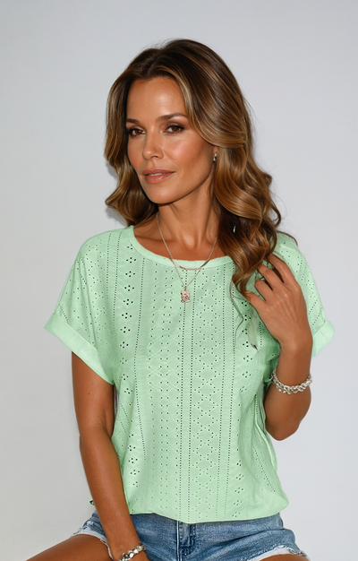 Becky™ | Top Casual con Ojal.