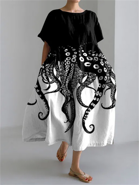 VALENTINA | Robe d'été fleurie avec coupe flatteuse et liberté de mouvement.