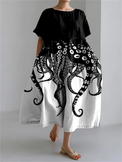 VALENTINA | Robe d'été fleurie avec coupe flatteuse et liberté de mouvement.