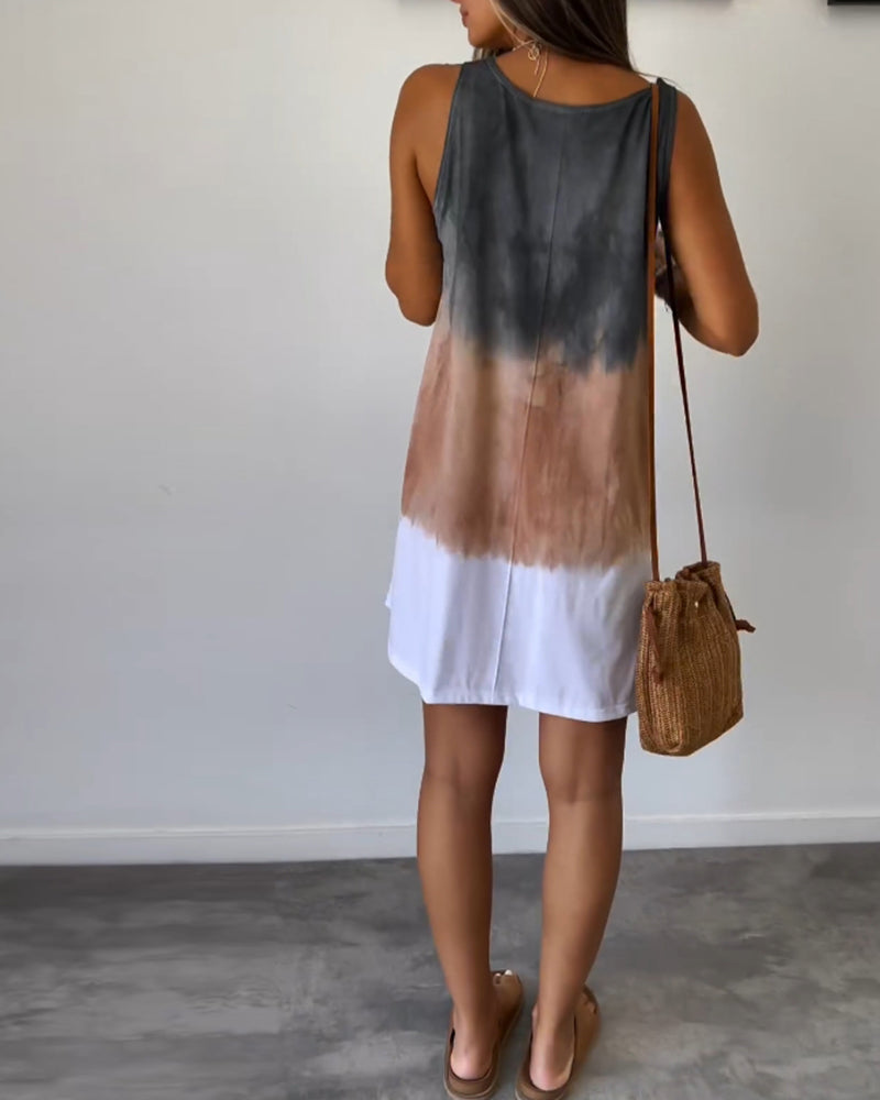 Rosalía | Vestido casual sin mangas de lujo.