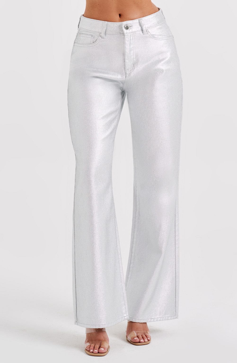 Pantalón plateado ALYRA.