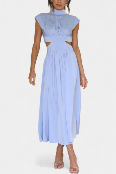 Jocelyn Conjunto de Vestido con Abertura Lateral.