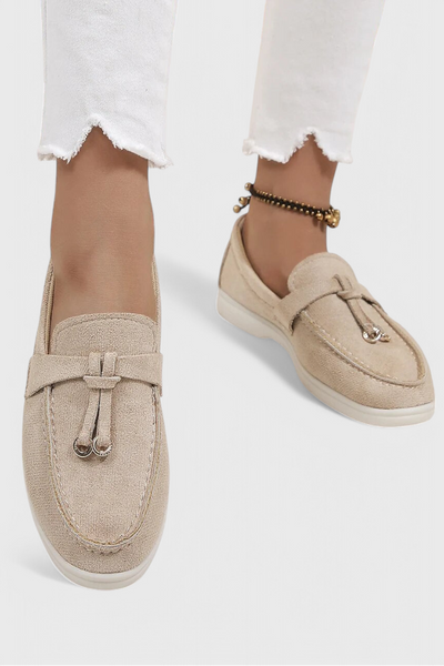 Coralie Mocasines con Acabado Suede.