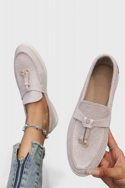Coralie Mocasines con Acabado Suede.