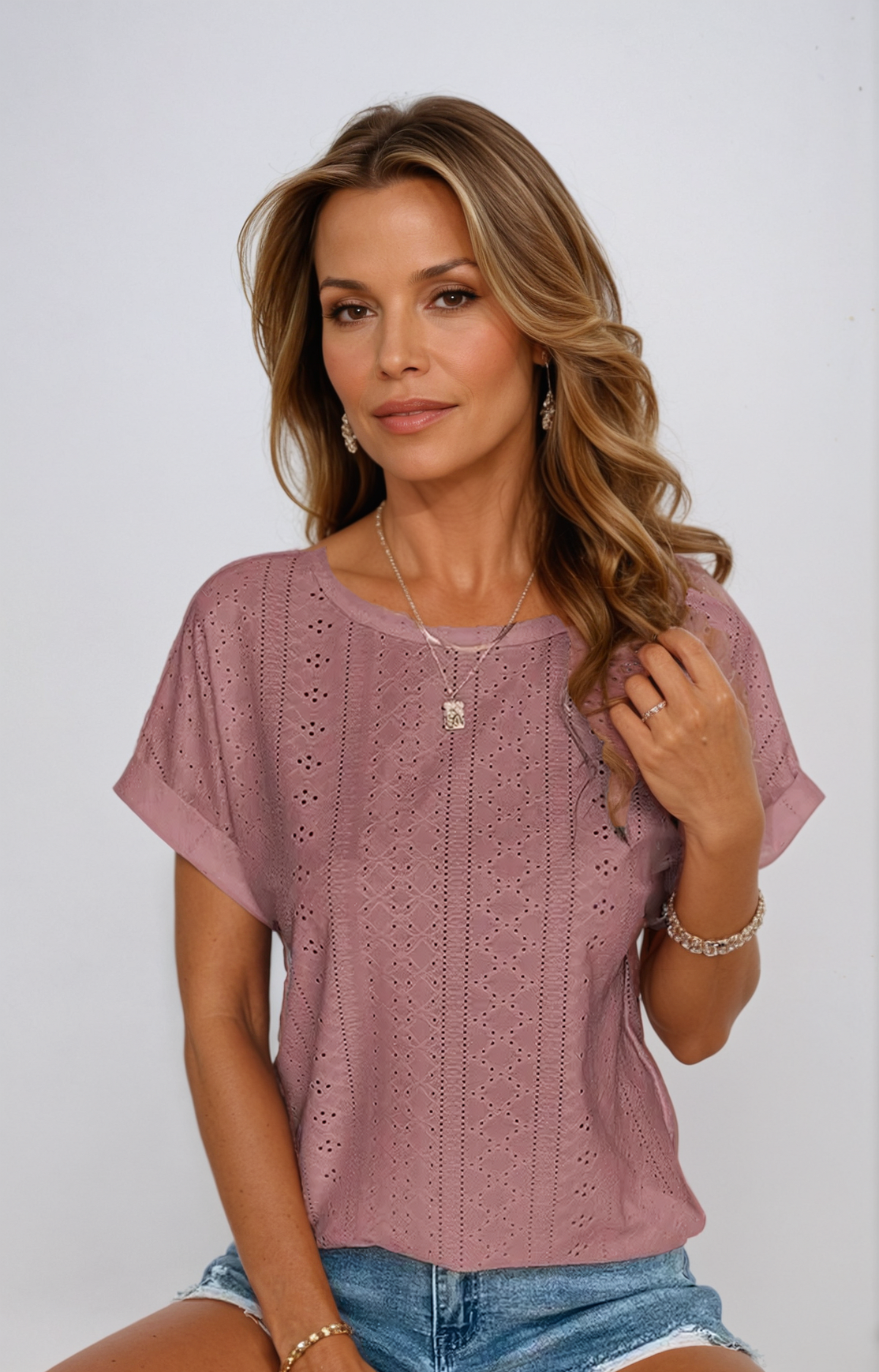 Becky™ | Top Casual con Ojal.