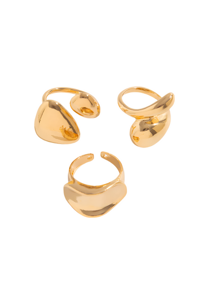Anillos Irregulares de Metal.