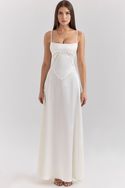Noelle - Vestido de noche con escote tipo bustier.
