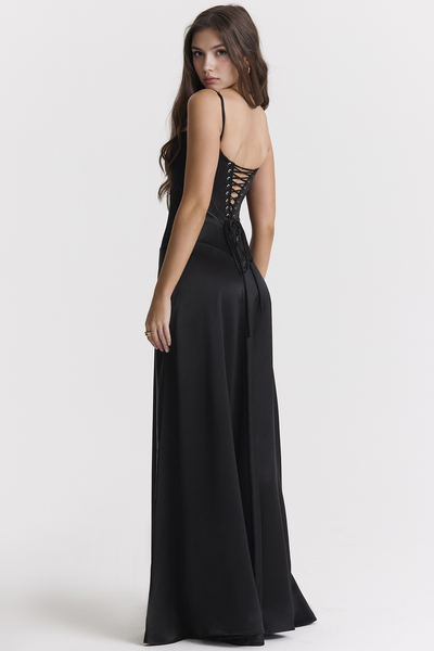 Noelle - Vestido de noche con escote tipo bustier.