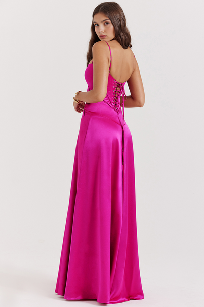 Noelle - Vestido de noche con escote tipo bustier.