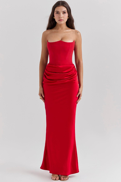 Serene - Vestido de satén.