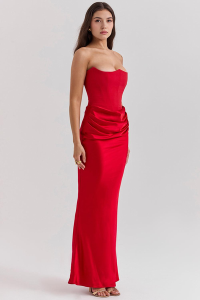 Serene - Vestido de satén.