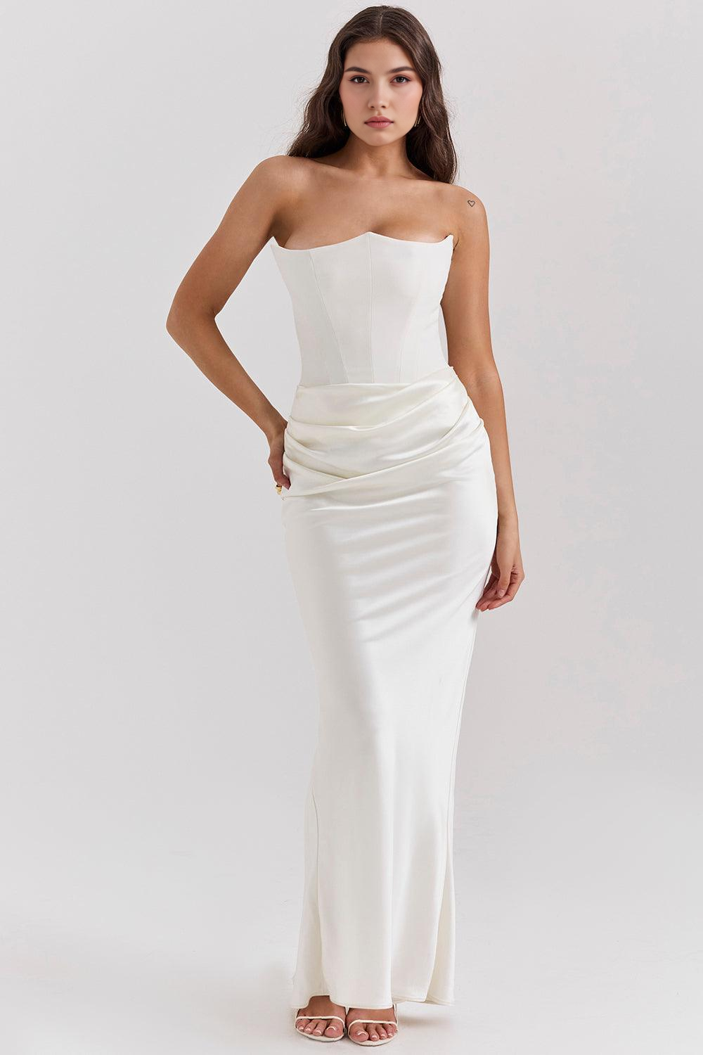 Serene - Vestido de satén.