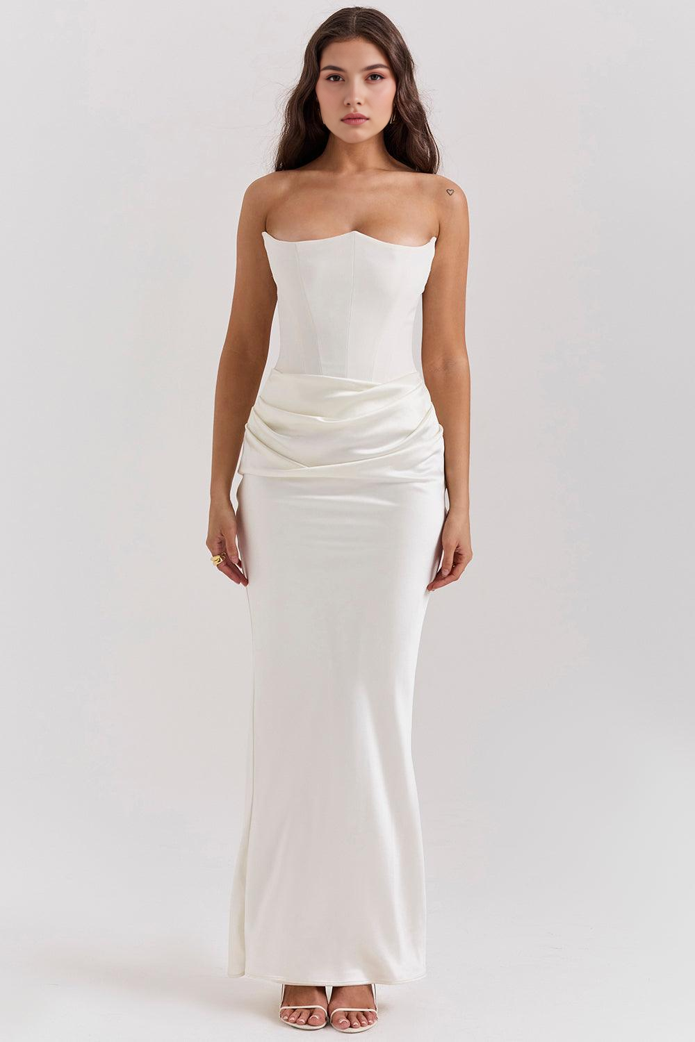 Serene - Vestido de satén.