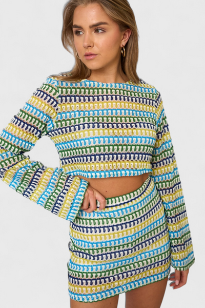 Islene Conjunto Boho de Ganchillo Ligero.