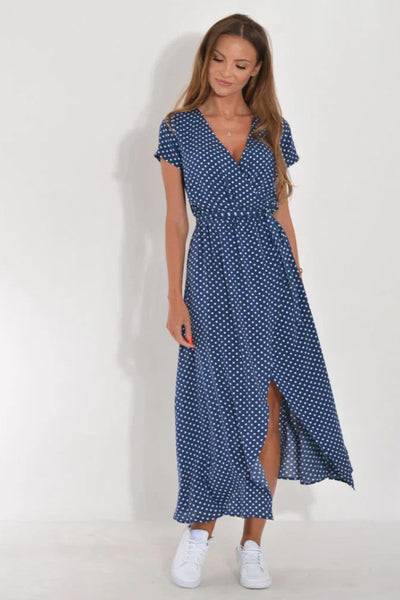 Suzanne - Elegante vestido con escote en V.