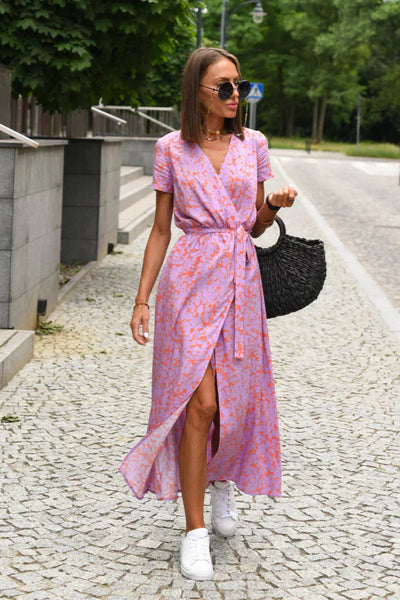 Suzanne - Elegante vestido con escote en V.