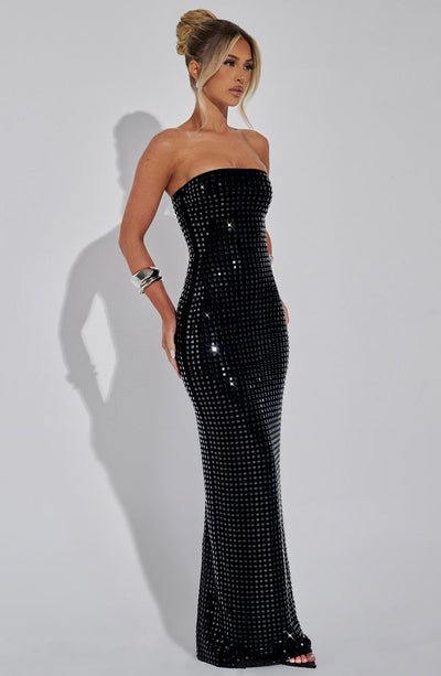 CELESTINA - Vestido largo adornado.