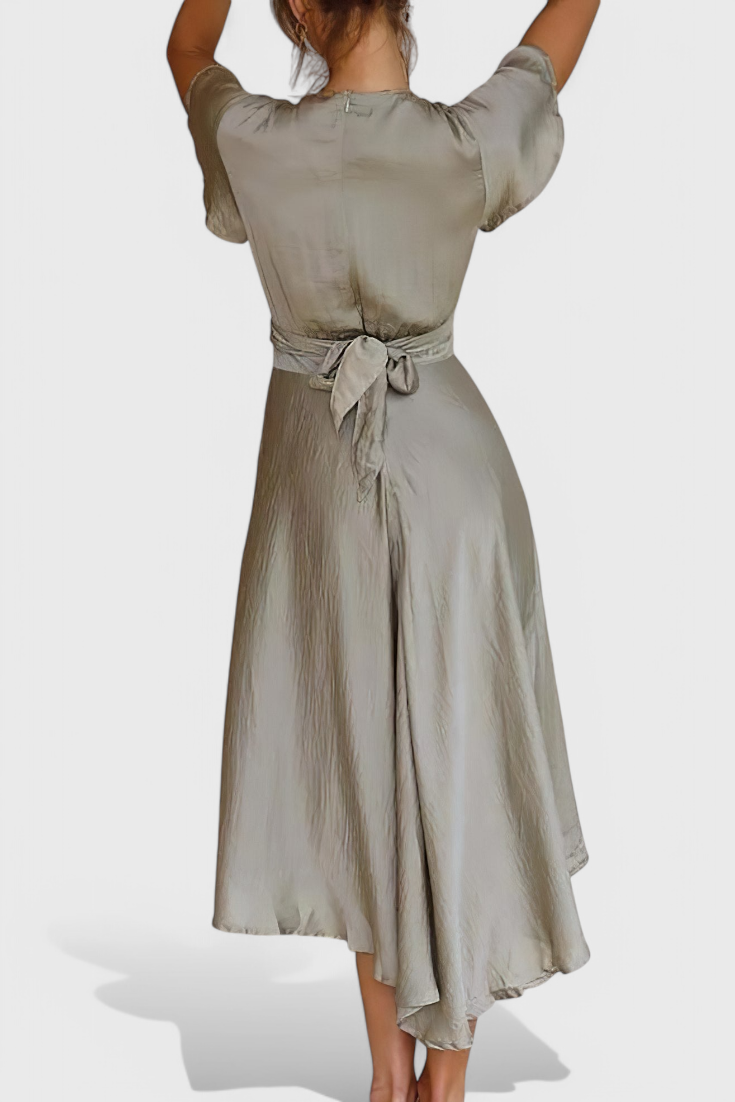 Franzi Vestido Elegante con Escote en V.