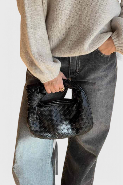 Sage Bolso Satchel Mini Woven.