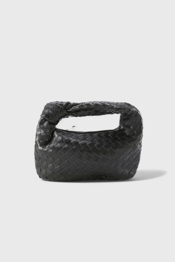 Sage Bolso Satchel Mini Woven.