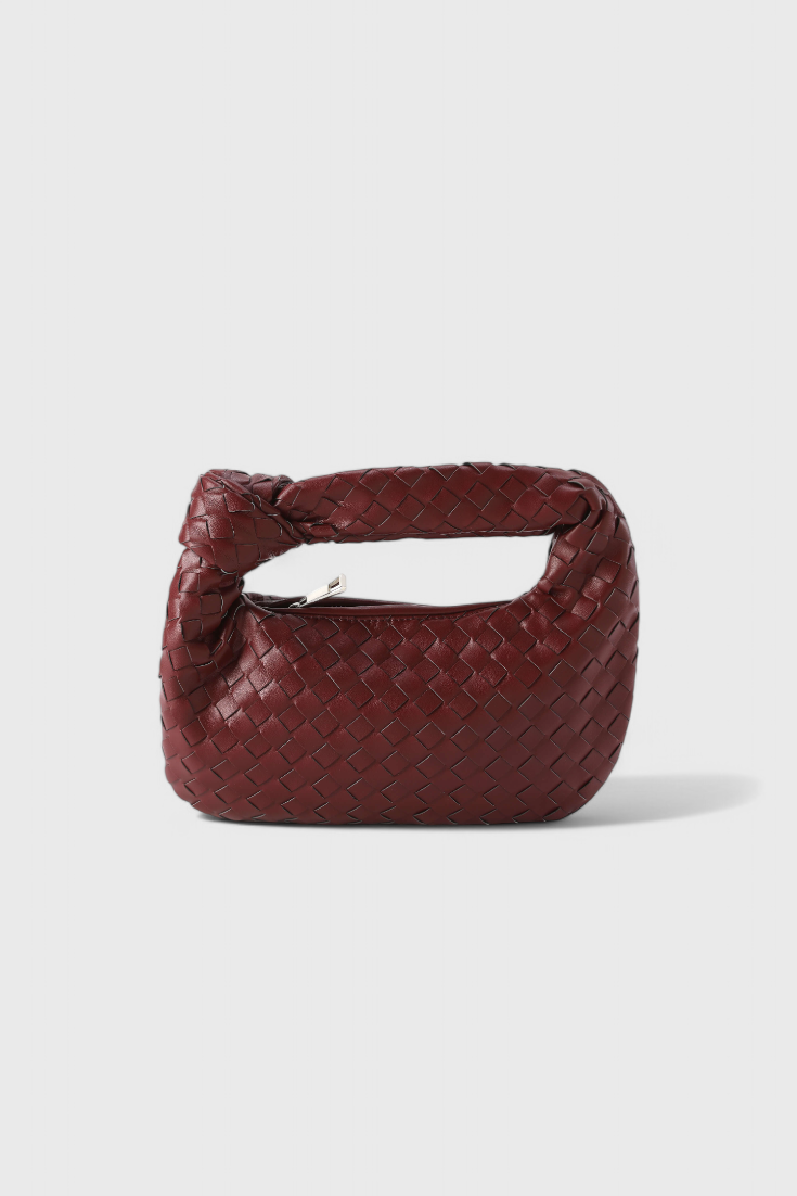 Sage Bolso Satchel Mini Woven.