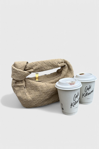 Remi Bolso Mini Woven con Detalle de Nudo.