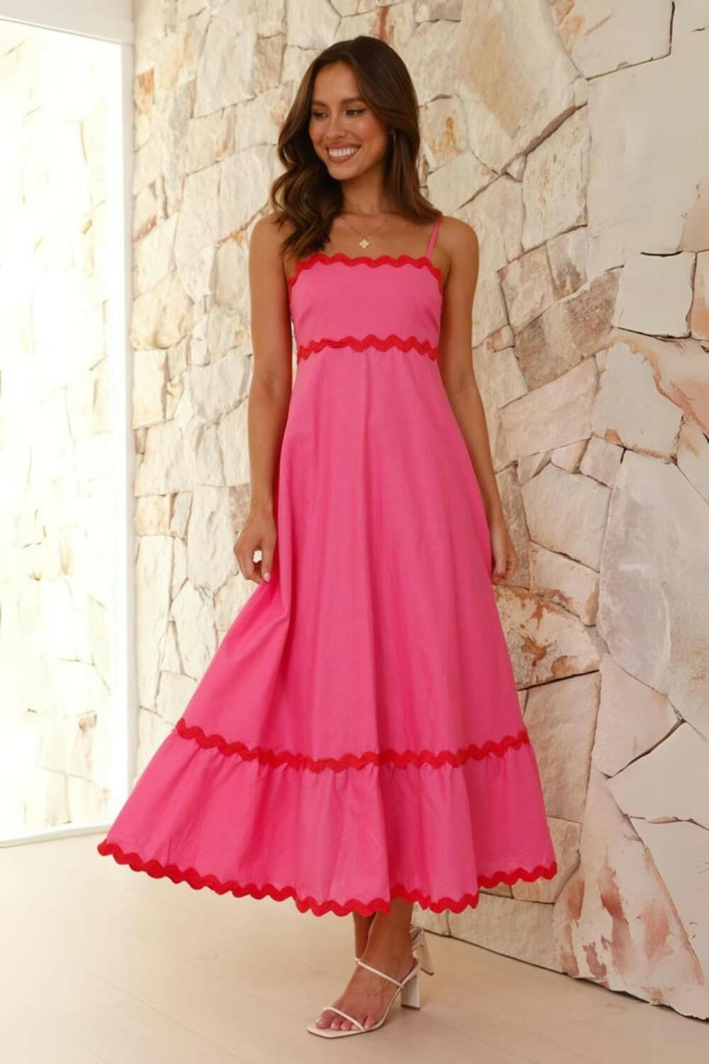 Vestido Midi Lila.