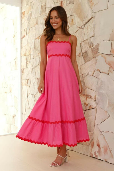 Vestido Midi Lila.