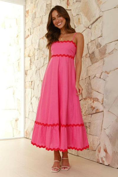 Vestido Midi Lila.