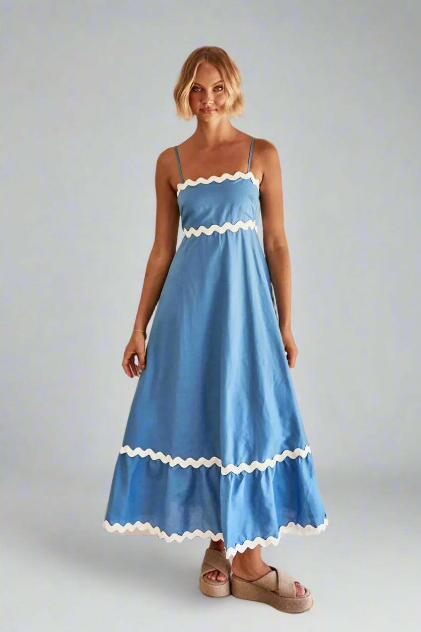 Vestido Midi Lila.