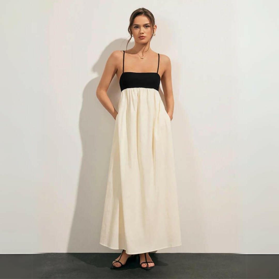 Vestido Largo de Lino Emily.