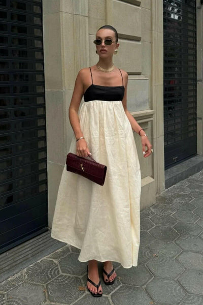 Vestido Largo de Lino Emily.