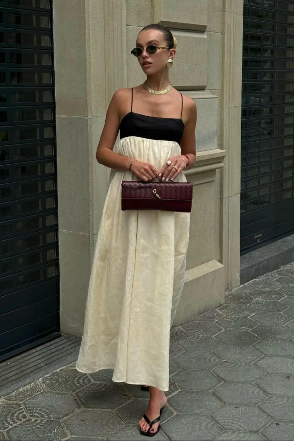 Vestido Largo de Lino Emily.