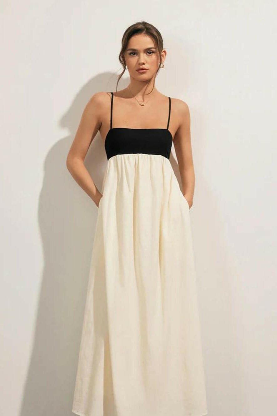 Vestido Largo de Lino Emily.