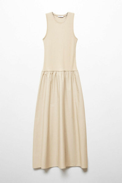 Vestido Midi Georgina Nude.