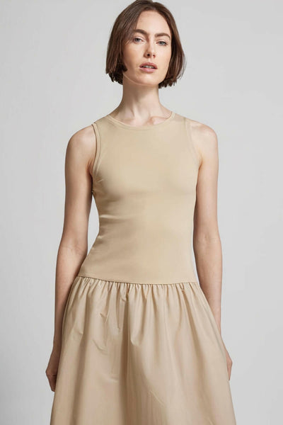 Vestido Midi Georgina Nude.
